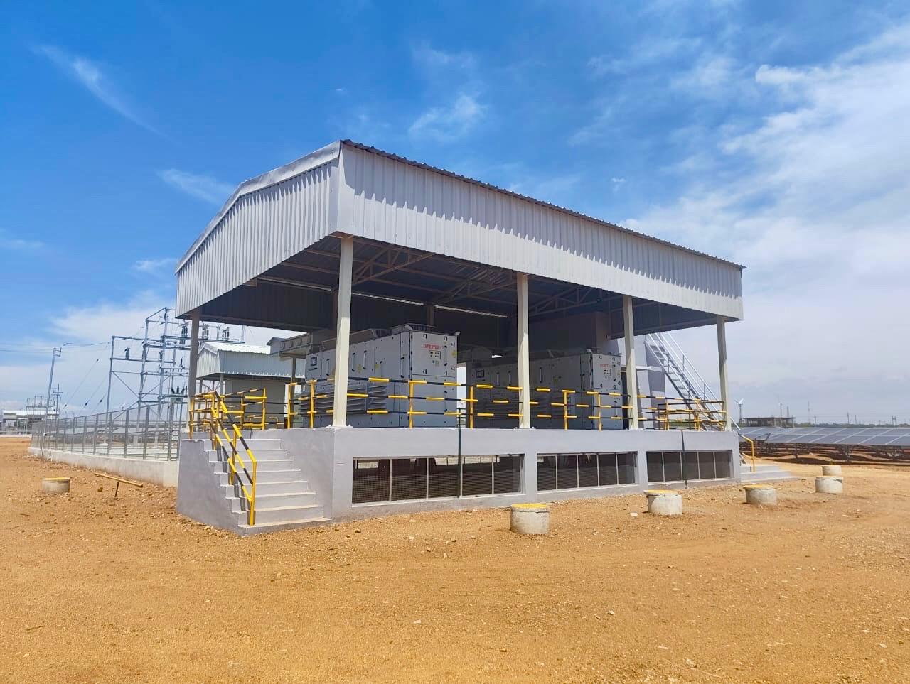 Foundational structures for the 100 MW Welspun project